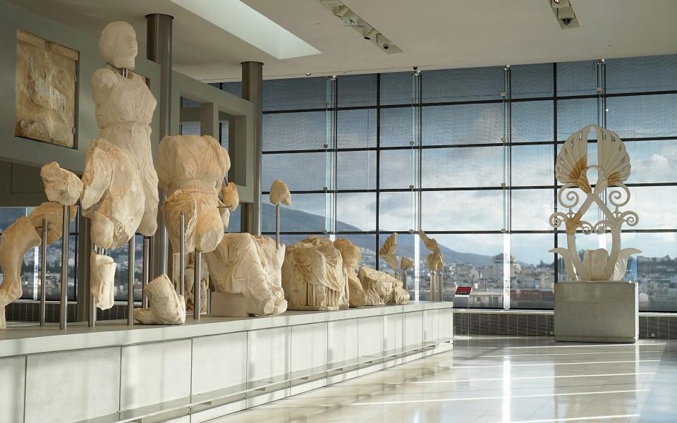 Artifacts in the Museum of Acropolis